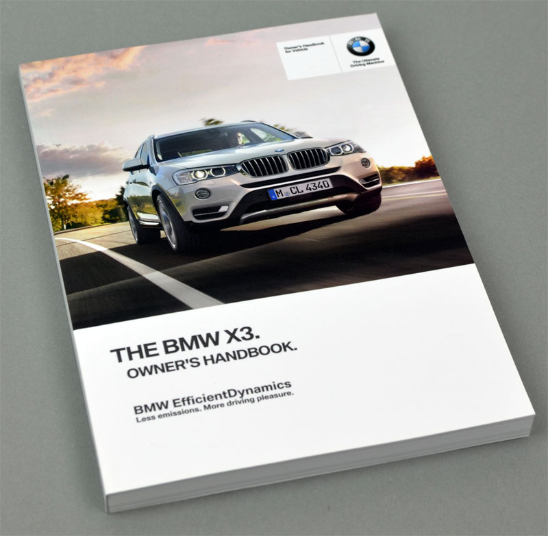 The BMW X3 Owners Manual / Drivers Handbook, edition 2015 | eBay